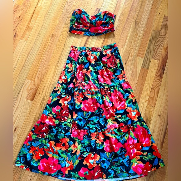 Dresses & Skirts - Summer Floral Women Set